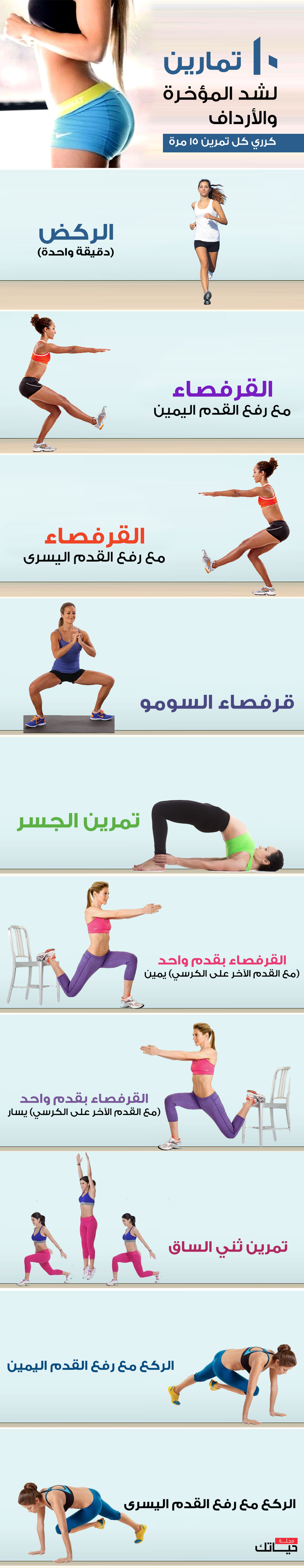 جدول تمارين للنساء